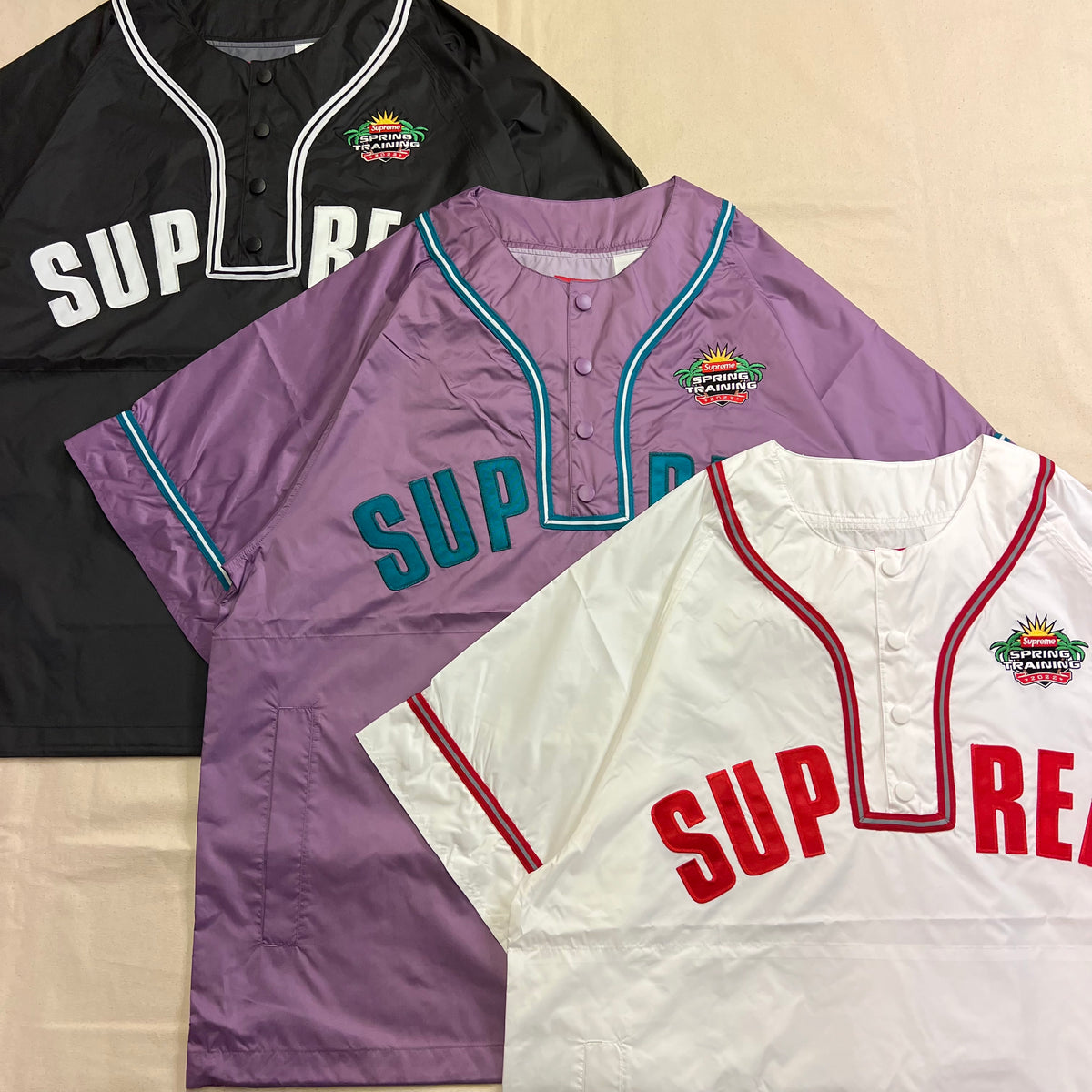 SUPREME SNAP-OFF SLEEVE L/S BASEBALL TOP – Trade Point_HK