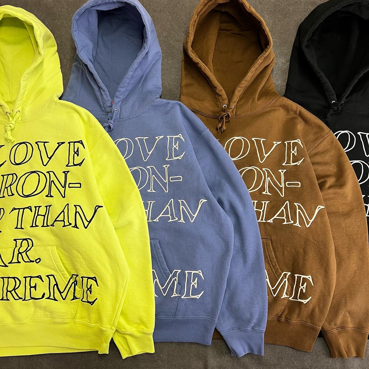 SUPREME STRONGER THAN FEAR HOODED SWEATSHIRT – Trade Point_HK