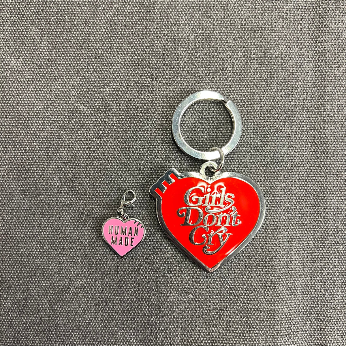 Human Made Heart Keyring