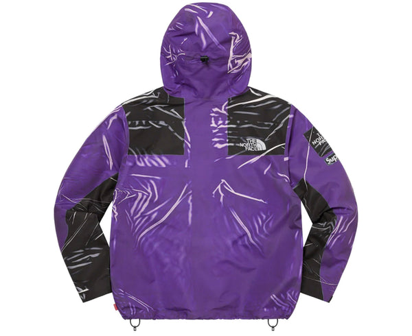 SUPREME THE NORTH FACE TROMPE L' OEIL PRINTED TAPE SEAM SHELL JACKET