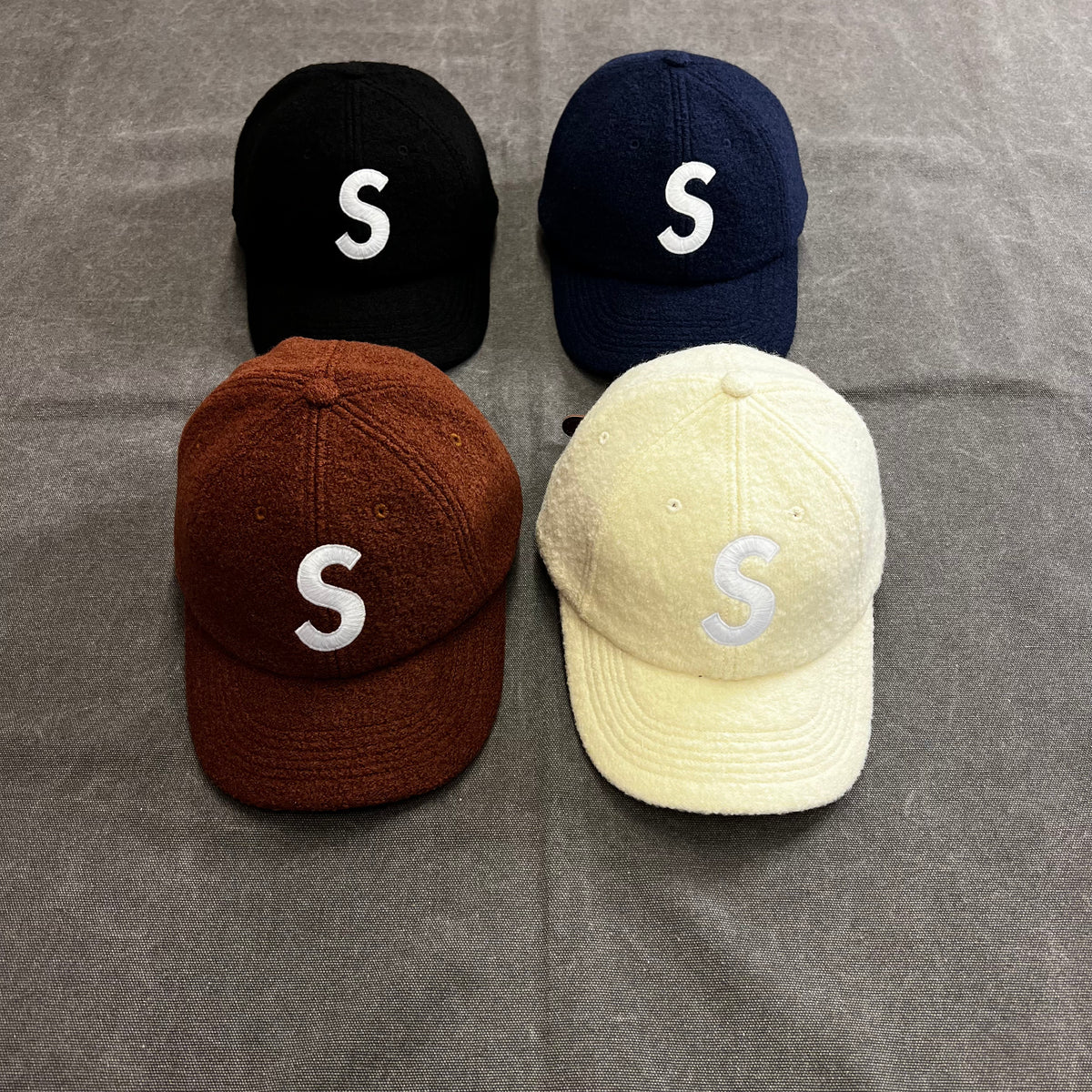 SUPREME BOILED WOOL S LOGO 6 PANEL – Trade Point_HK