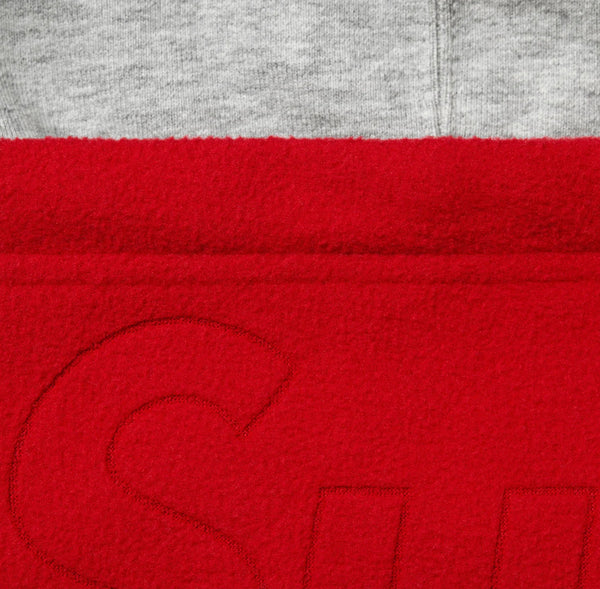 SUPREME DOUBLE HOOD FACEMASK ZIP UP HOODED SWEATSHIRT