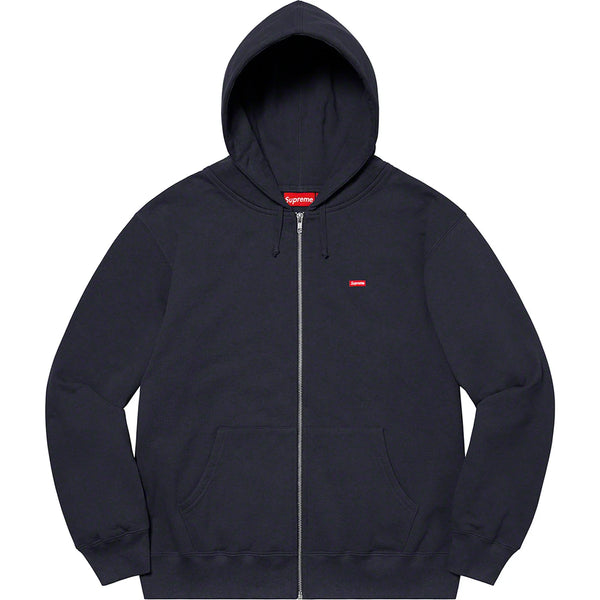 SUPREME SMALL BOX ZIP UP HOODED SWEATSHIRT SS21