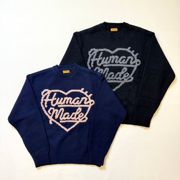 HUMAN MADE HEART KNIT SWEATER HM30CS035