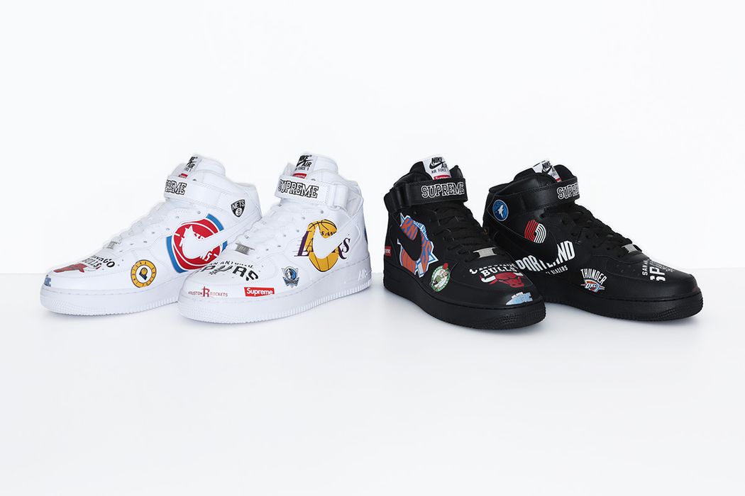 SUPREME NIKE NBA AIR FORCE 1 MID