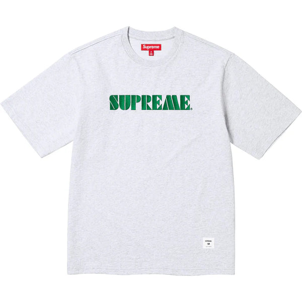 SUPREME STENCIL EMBROIDERED SS TOP