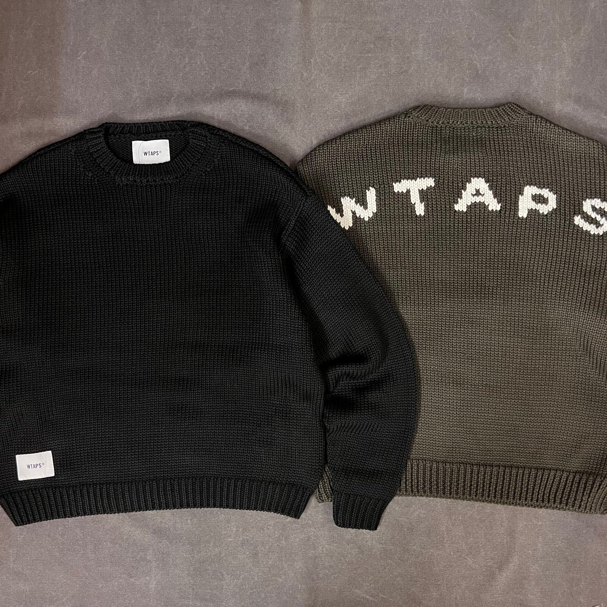 WTAPS CREW NECK 01 / SWEATER / POLY. T-ROCK – Trade Point_HK