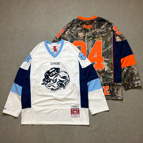 SUPREME MITCHELL & NESS NCAA HOCKEY JERSEY