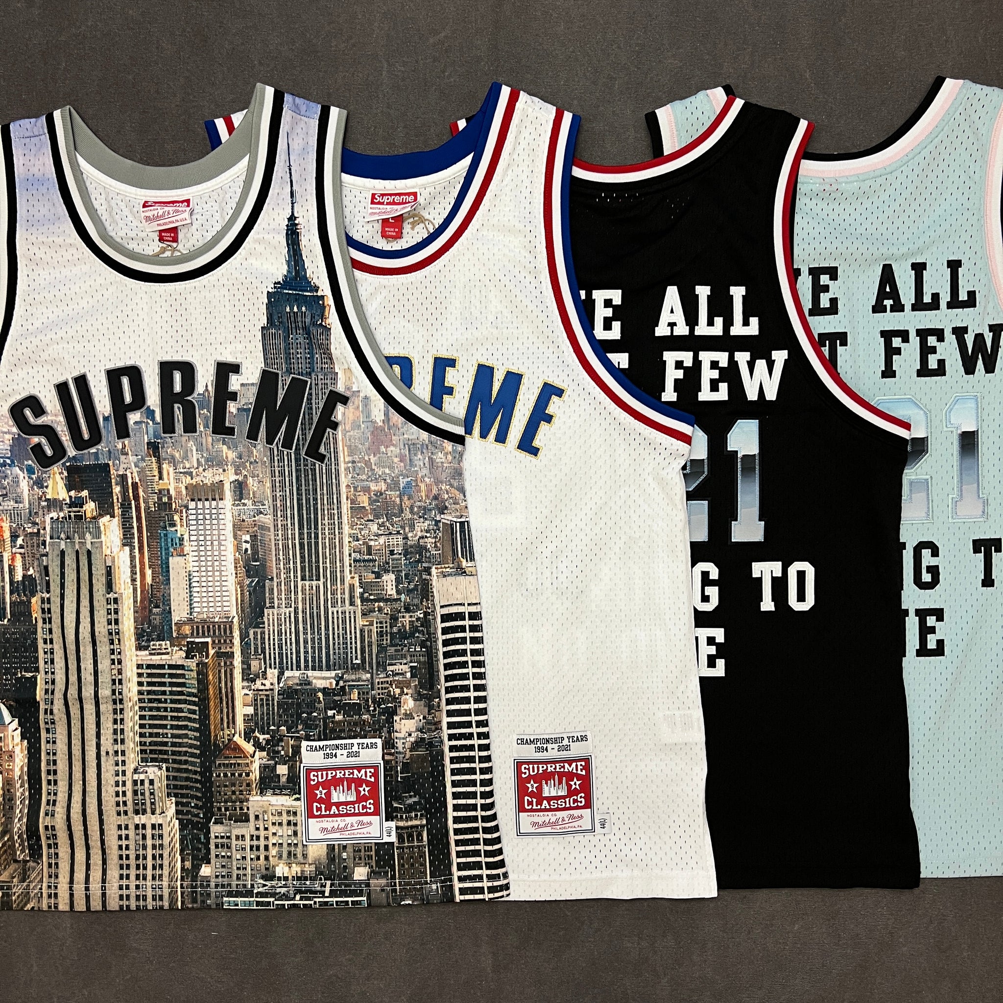 SUPREME MITCHELL & NESS BASKETBALL JERSEY