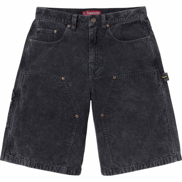 SUPREME WASHED CORDUROY DOUBLE KNEE PAINTER SHORT