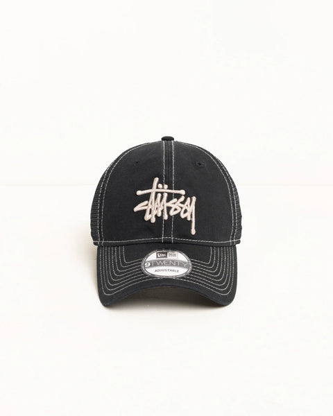 STUSSY NEW ERA 9TWENTY WASHED BASIC TRUCKER