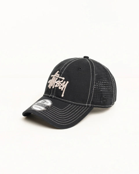STUSSY NEW ERA 9TWENTY WASHED BASIC TRUCKER