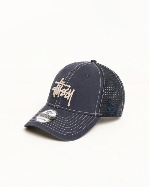 STUSSY NEW ERA 9TWENTY WASHED BASIC TRUCKER
