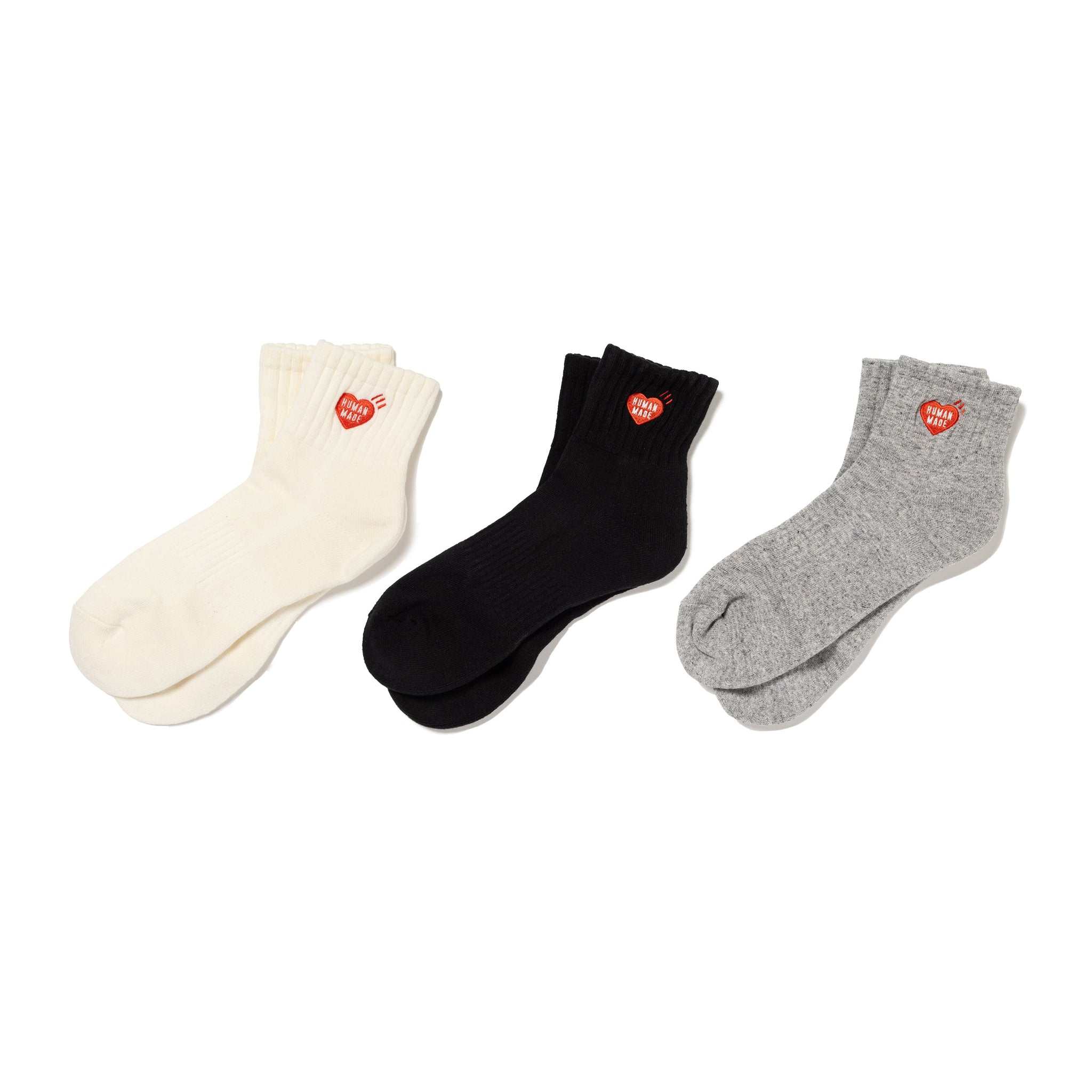 HUMAN MADE SHORT PILE SOCKS(RED HEART)