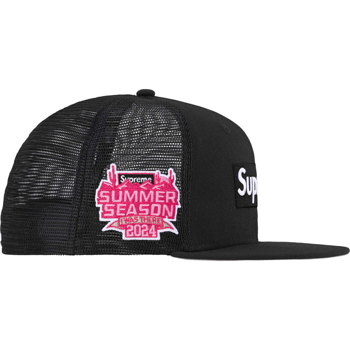 Supreme Box Logo Mesh Back New Era® Supreme Box Logo Mesh Back New Era Black - SS22 - US