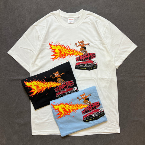 SUPREME THRASHER BACK TAIL TEE