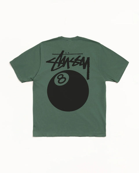STUSSY 8 BALL TEE PIGMENT DYED