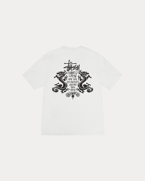 STUSSY DOUBLE DRAGON TEE PIGMENT DYED