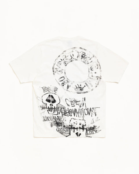 STUSSY SKULLS TEE PIGMENT DYED