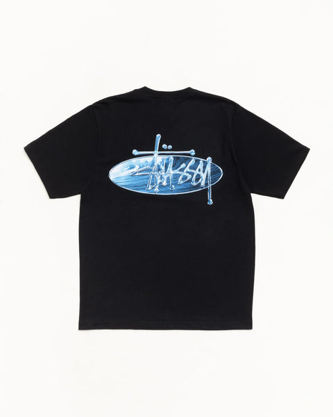 STUSSY WAVE OVAL TEE