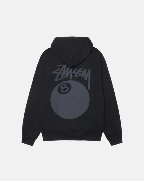 STUSSY 8 BALL HOODIE PIGMENT DYED