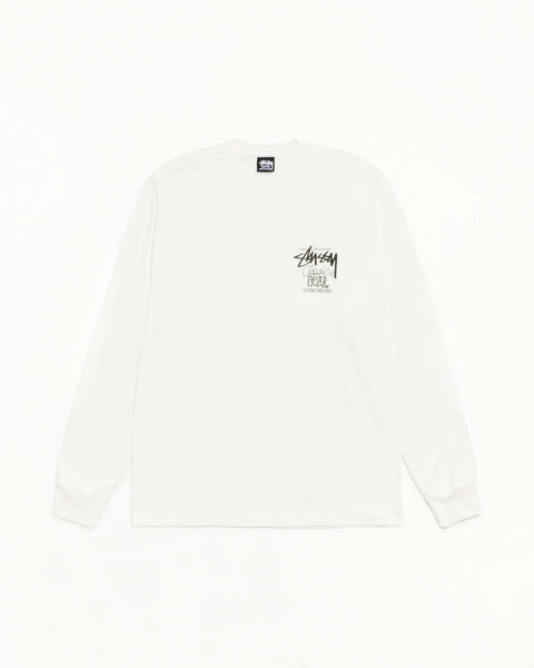 STUSSY CLASSIC GEAR LS TEE PIGMENT DYED