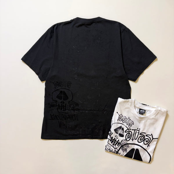 STUSSY SKULLS TEE PIGMENT DYED