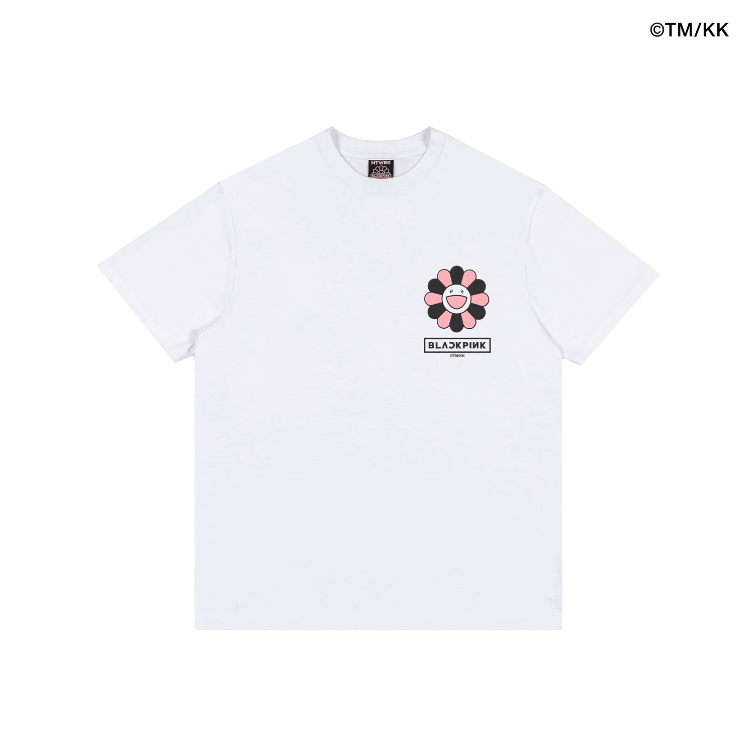 【Takashi Murakami x Blackpink】Signature T-Shirt WHITE BLACKPINK Unisex X Takashi Murakami Signature Tee T-Shirt