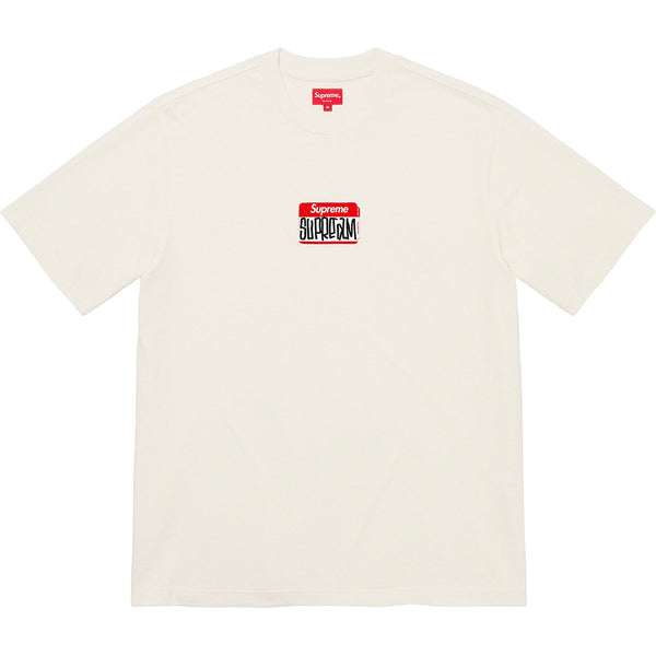 SUPREME GONZ NAMETAG S/S TOP