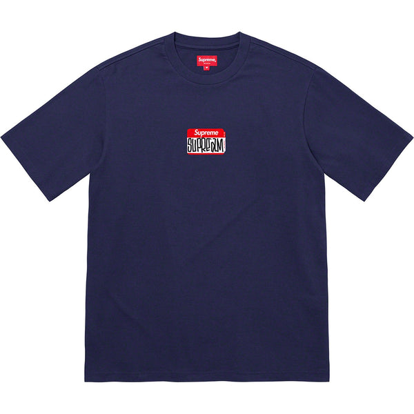 SUPREME GONZ NAMETAG S/S TOP