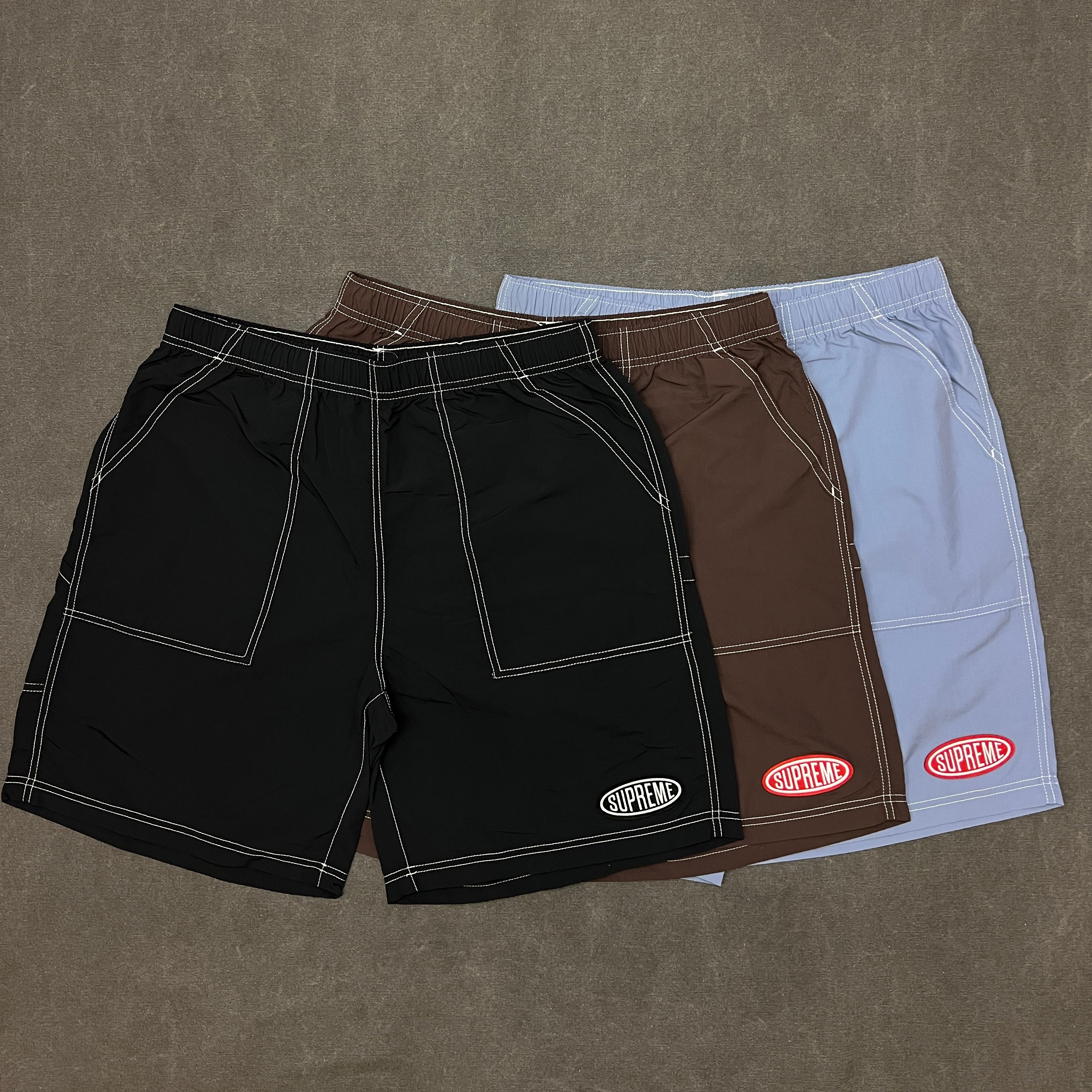 タグ付き未使用Supreme Nylon Painter Short ライム M