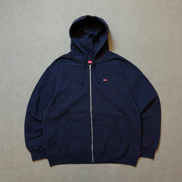 SUPREME SMALL BOX ZIP UP HOODED SWEATSHIRT SS21