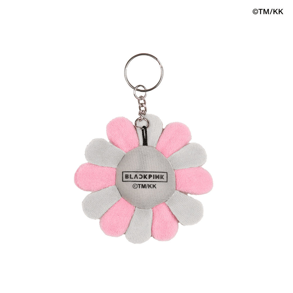 PRE ORDER]-BLACKPINK + Takashi Murakami Flower Keychain (Pink/Grey 