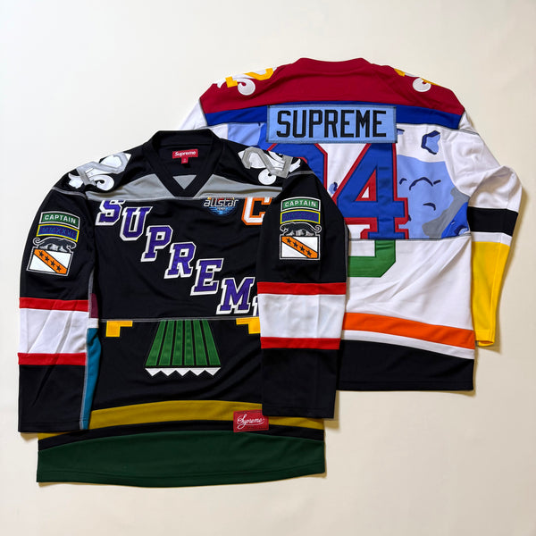 SUPREME PANELED HOCKEY JERSEY
