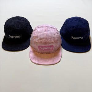SUPREME MONOGRAM GINGHAM CAMP CAP – Trade Point_HK