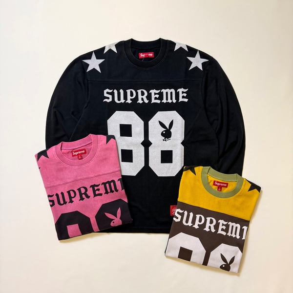 SUPREME PLAYBOY L/S FOOTBALL TOP