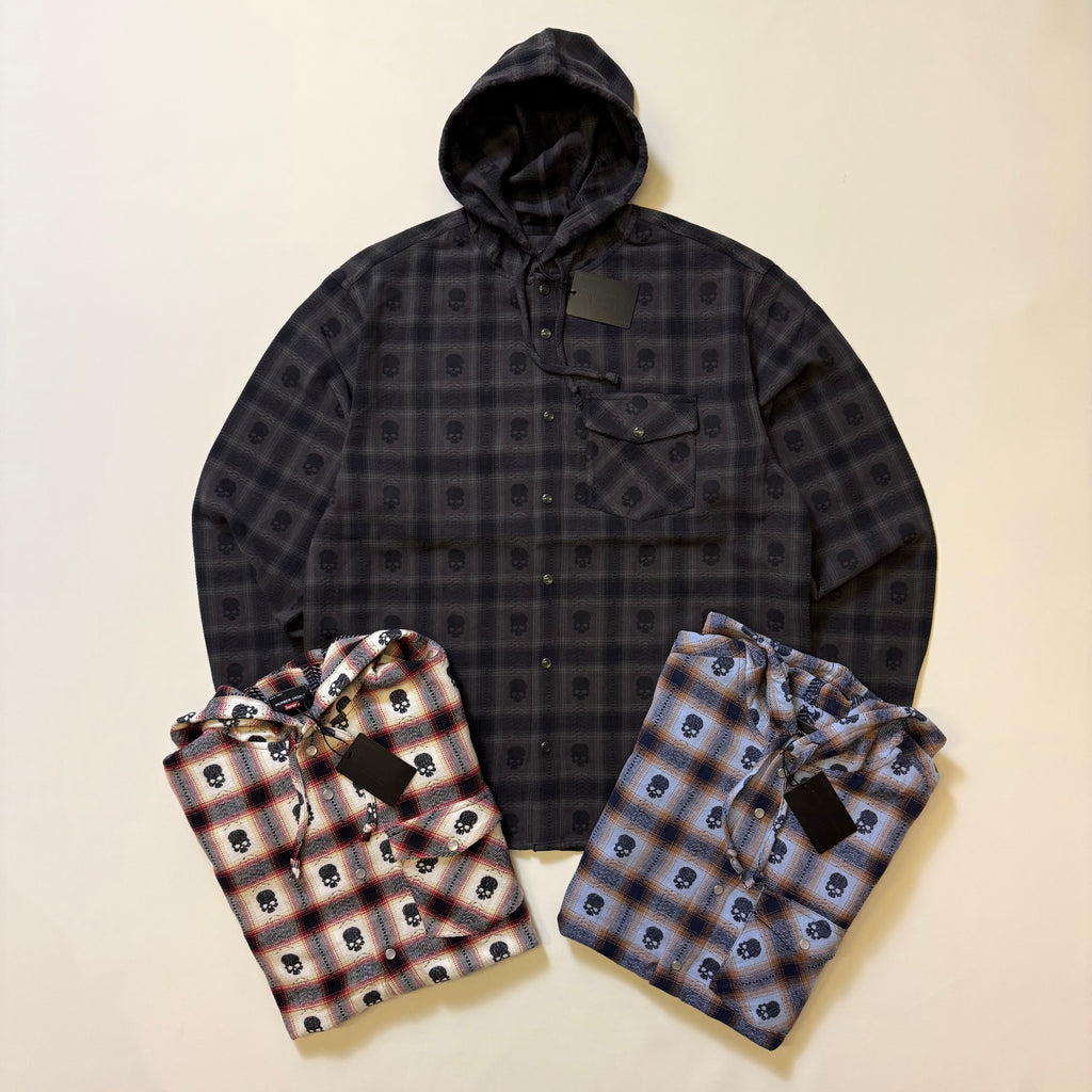 SUPREME NUMBER (N)INE HOODED FLANNEL SHIRT – Trade Point_HK