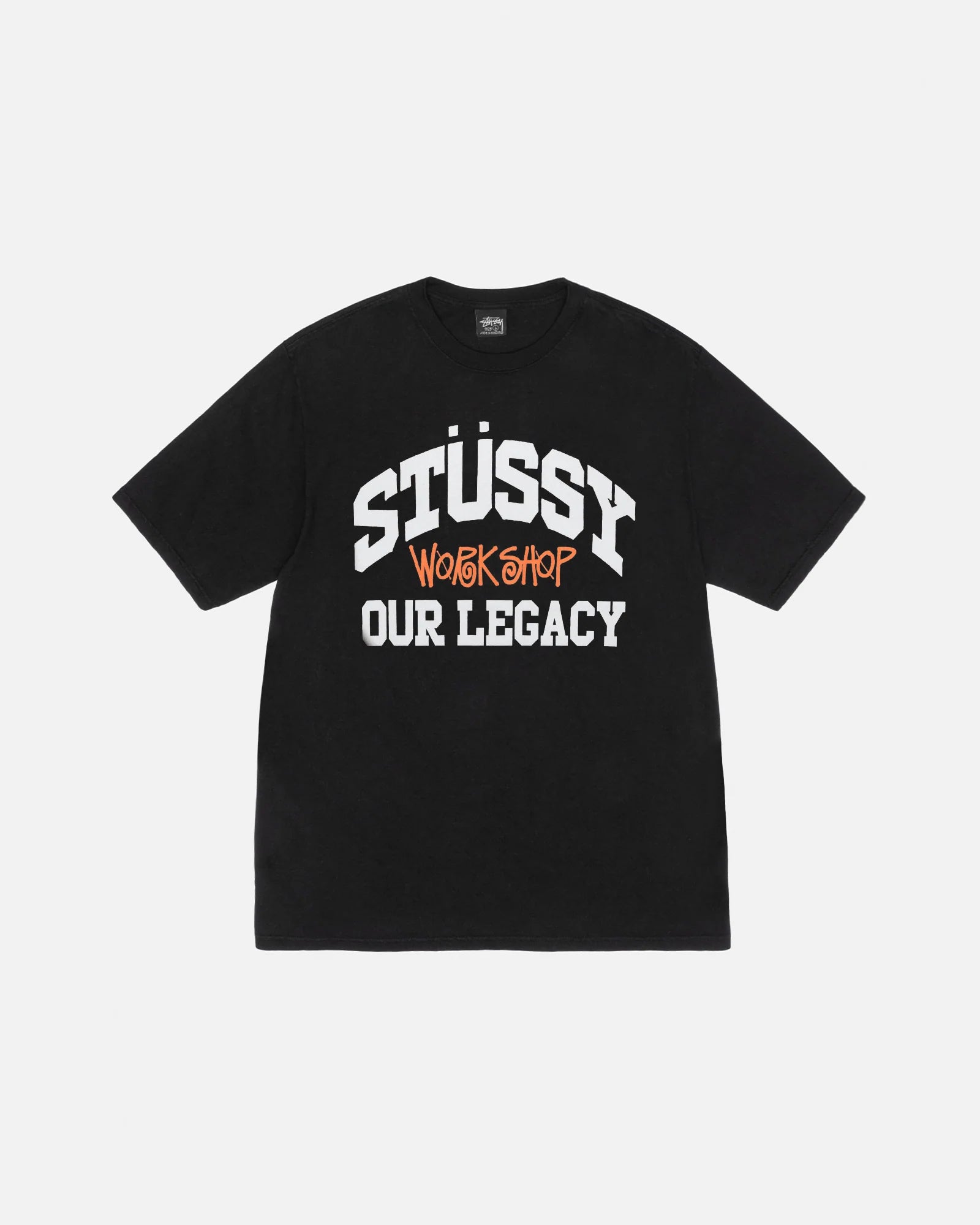 関税込★Stussy x Our Legacy Work Shop Sport Pigment TEE Bk 関税込☆Stussy x Our Legacy Work Shop Sport Pigment TEE Bk