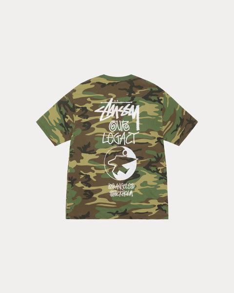 STUSSY OUR LEGACY WORK SHOP SURFMAN TEE PIGMENT DYED