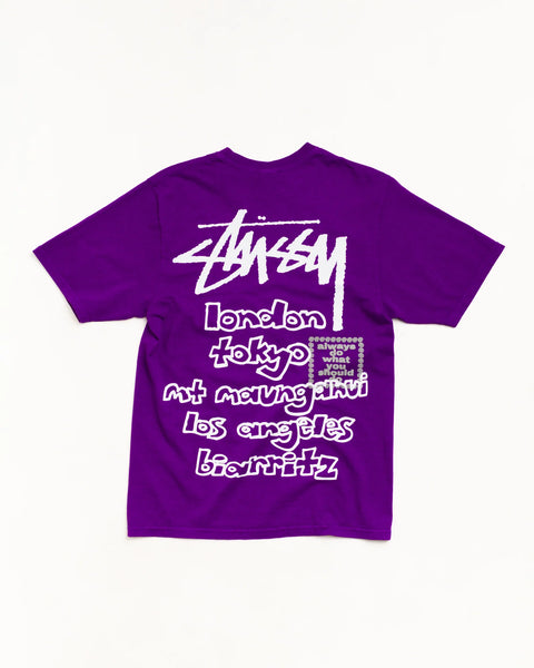 STUSSY & ALWAYS WORLD TOUR TEE