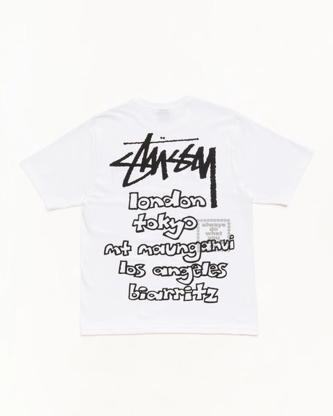 STUSSY & ALWAYS WORLD TOUR TEE