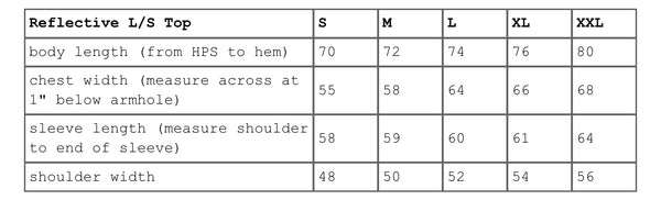 SUPREME REFLECTIVE L/S TOP