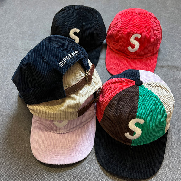 SUPREME CORDUROY S LOGO 6 PANEL