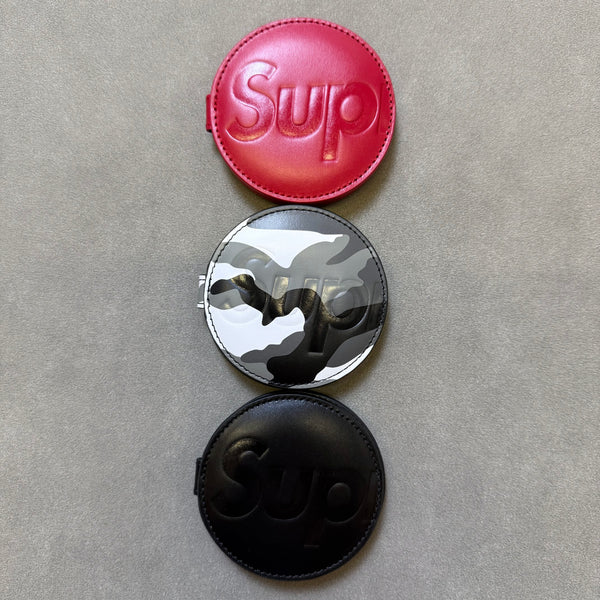 SUPREME LEATHER POCKET MIRROR