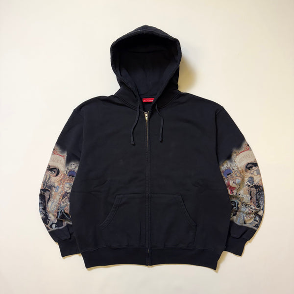 SUPREME MICHAEL JACKSON DANGEROUS ZIP UP HOODED SWEATSHIRT