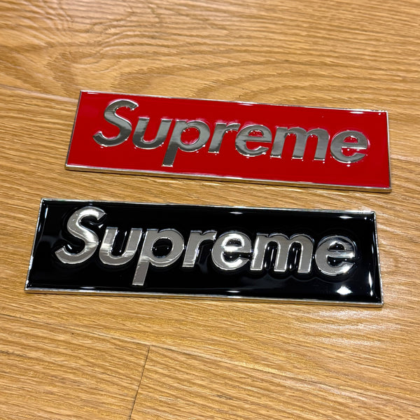 SUPREME BOX LOGO CAR EMBLEM
