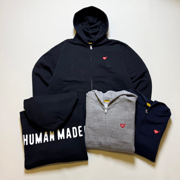 HUMAN MADE CLASSIC ZIP-UP HOODIE HM32CS022