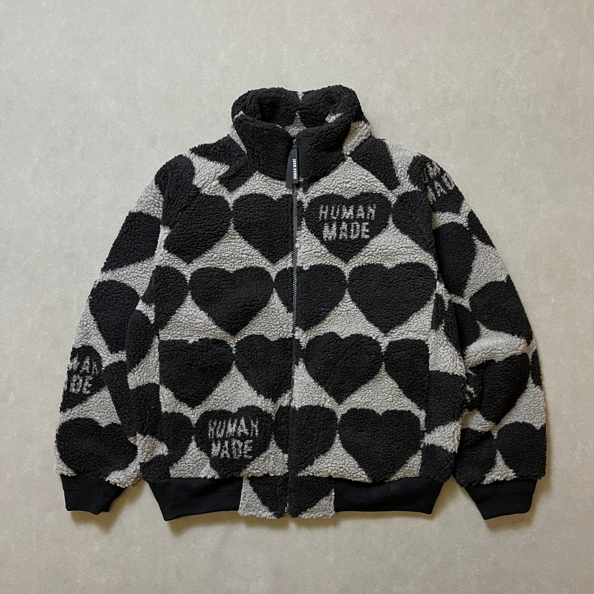 HUMAN MADE HEART FLEECE JACKET