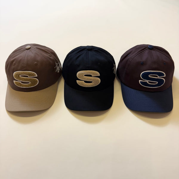 STUSSY LOW PROFILE CHENILLE S SNAPBACK