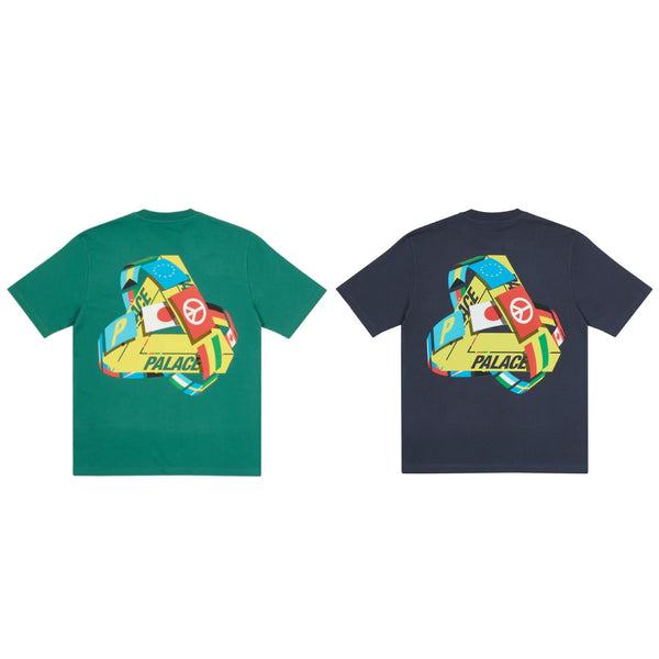 PALACE SKATEBOARDS TRI-FLAG T-SHIRT
